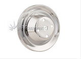 Chrome W/P Pulley - Sngl GRV Chev SB - Long Water Pump MRG4974 - Mr Gasket - Pulleys - Mr Gasket