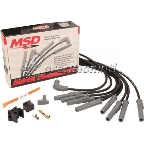 8.5 Multi Angle S/Plug Leads Black 8 CYL Universal MSD31183 - MSD