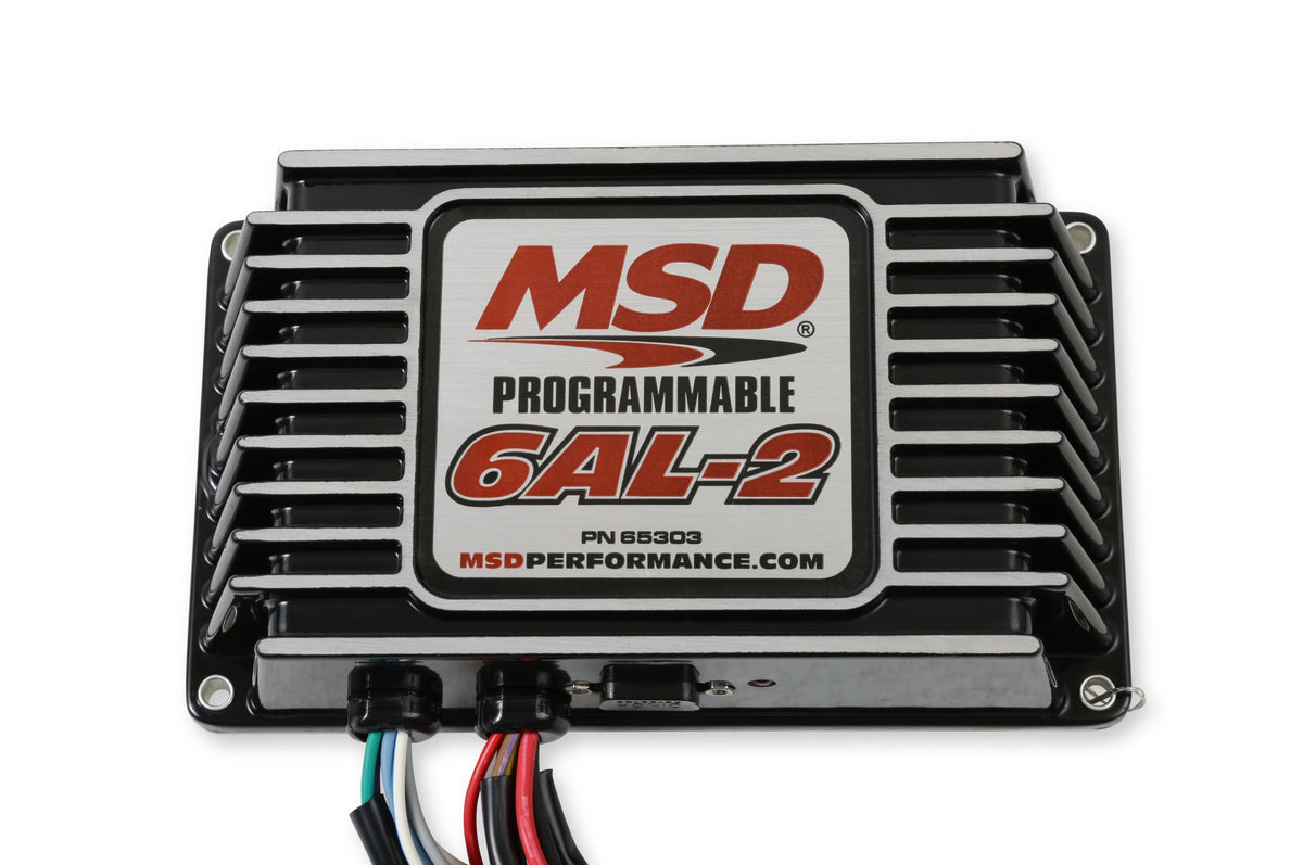 6AL - 2 IGN Controller Black Programmable MSD65303 - MSD - Engine Control Units & Modules - MSD