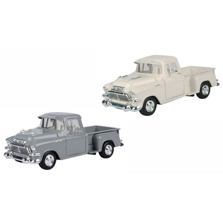 1957 GMC Blue Chip Pickup with Visor Diecast Model Car 1:24 Scale (Approx. 18–20cm) Collectible | Universal Auto Spares