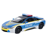 BMW i8 Coupe Polizei Police Series Diecast Model Car 1:43 Scale (Approx. 10–11cm) Collectible | Universal Auto Spares