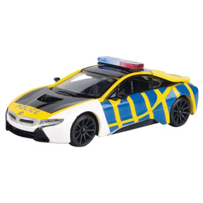 BMW i8 Coupe Police Series Diecast Model Car 1:43 Scale (Approx. 10–11cm) Collectible | Universal Auto Spares