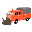 Volkswagen Type 2 (T1) Pickup with Snow Plow Diecast Model Car 1:24 Scale (Approx. 18–20cm) Collectible | Universal Auto Spares