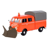 Volkswagen Type 2 (T1) Pickup with Snow Plow Diecast Model Car 1:24 Scale (Approx. 18–20cm) Collectible | Universal Auto Spares