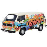 Volkswagen Type 2 (T3) Wow Bravo Graffiti Diecast Model Car 1:24 Scale (Approx. 18–20cm) Collectible | Universal Auto Spares