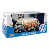 Volkswagen Type 2 (T3) Wow Bravo Graffiti Diecast Model Car 1:24 Scale (Approx. 18–20cm) Collectible | Universal Auto Spares