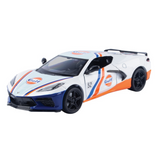 2020 Chevrolet Corvette C8 Gulf Livery Diecast Model Car 1:24 Scale (Approx. 18–20cm) Collectible | Universal Auto Spares