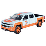2017 Chevrolet Silverado 1500 LT Z71 Crew Cab Gulf Livery Diecast Model Car 1:27 Scale (Approx. 16–17cm) Collectible | Universal Auto Spares