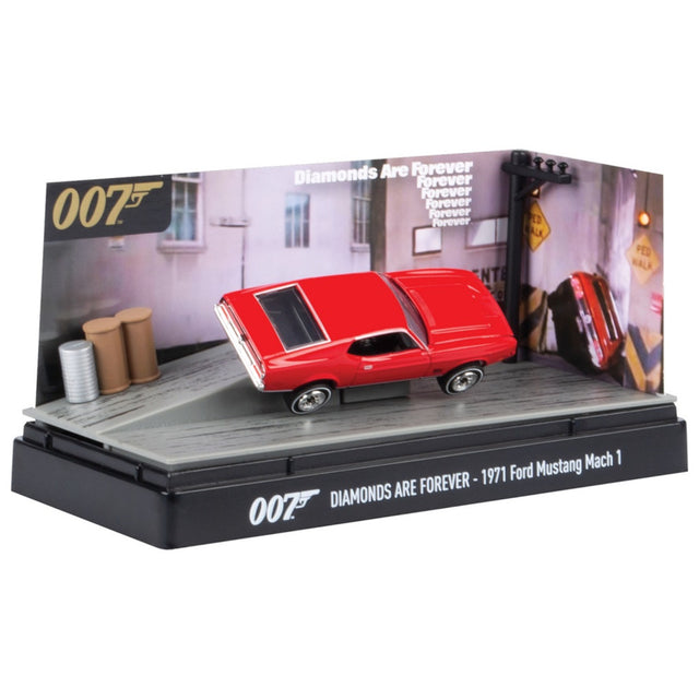 1971 Ford Mustang Mach 1 Diamonds Are Forever James Bond Diorama Diecast Model Car (Approx. 7–8cm) Collectible | Universal Auto Spares