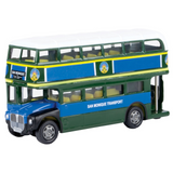 James Bond Double Decker Bus Diecast Model Bus 5" (Approx. 12–13cm) Collectible | Universal Auto Spares