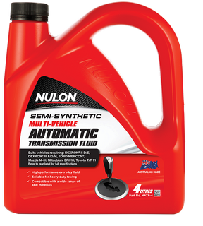 Semi Synthetic Multi-Vehicle Automatic Transmission Fluid - Nulon 4L