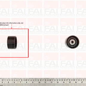 Timing Belt Idler HOLDEN Z19DT SOHC Z19DTH DOHC NBT408 - FAI