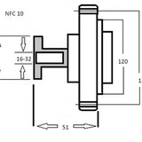 Fan Clutch NISSAN CA20 Z22 VG30E NFC10 - NEP