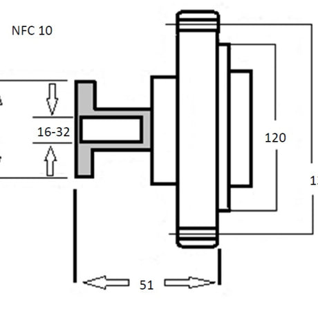 Fan Clutch NISSAN CA20 Z22 VG30E NFC10 - NEP