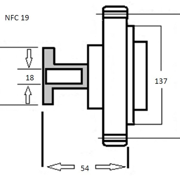 Fan Clutch FORD /MAZDA G6 FE F2 NFC19 - NEP