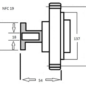 Fan Clutch FORD /MAZDA G6 FE F2 NFC19 - NEP