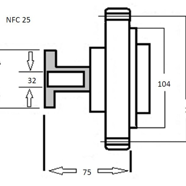 Fan Clutch NISSAN YD25DDTi NFC25 - NPW