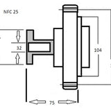 Fan Clutch NISSAN YD25DDTi NFC25 - NPW