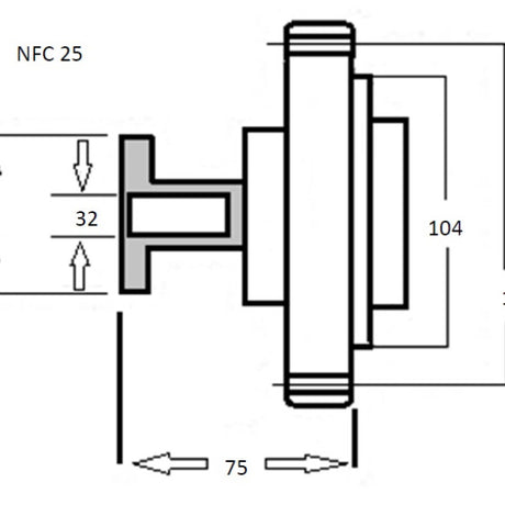 Fan Clutch NISSAN YD25DDTi NFC25 - NPW