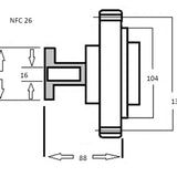 Fan Clutch TOYOTA 1GR-FE NFC26 - NPW