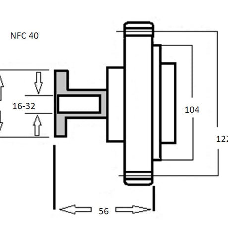 Fan Clutch JACKEROO G161 180 200Z 4JB1-T NFC40 - NEP
