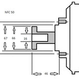 Fan Clutch JEEP 4.0L ERH 6 CYL NFC50 - NEP