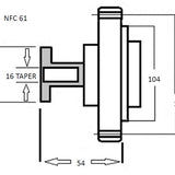 Fan Clutch TOYOTA 22R NFC61 - NEP