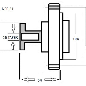 Fan Clutch TOYOTA 22R NFC61 - NEP