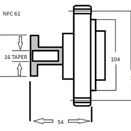 Fan Clutch TOYOTA 22R NFC61 - NEP