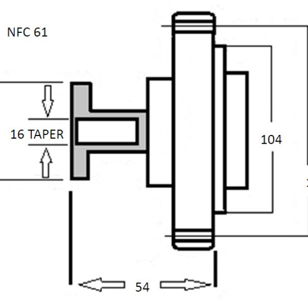 Fan Clutch TOYOTA 22R NFC61 - NEP