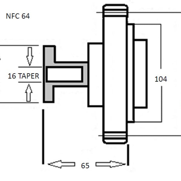 Fan Clutch TOYOTA L 2L NFC64 - NEP