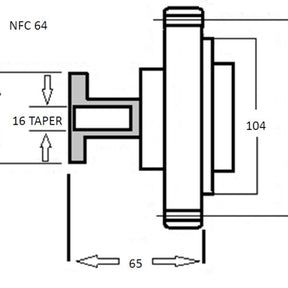Fan Clutch TOYOTA L 2L NFC64 - NEP