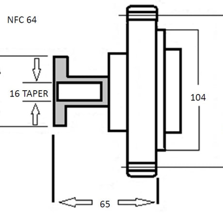 Fan Clutch TOYOTA L 2L NFC64 - NEP