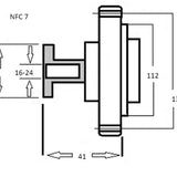 Fan Clutch MAZDA R2 Diesel NFC7 - NEP