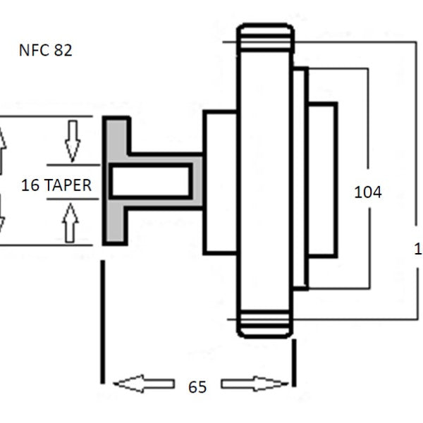 Fan Clutch TOYOTA 2L 3L 5L SOHC 8V DIESEL NFC82 - NEP