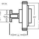 Fan Clutch TOYOTA 1PZ 1HD-T 1HZ From 1998 NFC9A - NPW