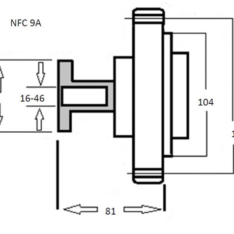 Fan Clutch TOYOTA 1PZ 1HD-T 1HZ From 1998 NFC9A - NPW