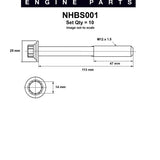 Head Bolt Set MAZDA R2 RF DIESEL NHBS001 - Nason