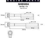 Head Bolt Set TOYOTA 1C 2C 2CT 3C 3CT NHBS004 - Nason