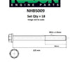 Head Bolt Set ISUZU 4JB1 4JB1T 4JH1-T R NHBS009 - NASON