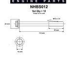 Head Bolt Set NISSAN TD23/25/27 QD32 BD30 NHBS012 - Nason