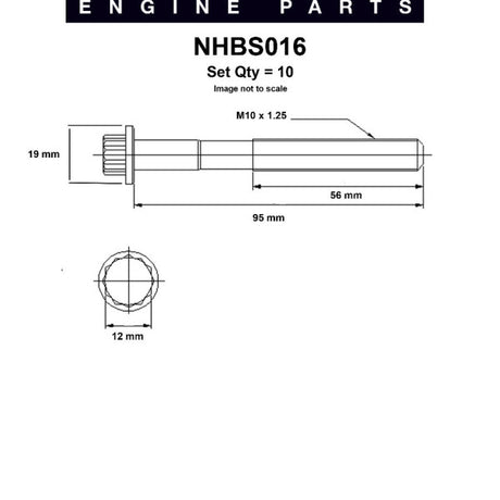 Head Bolt Set TOYOTA 3S-FE 3S-FC 5S-FE NHBS016 - Nason