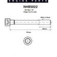 Head Bolt Set NISSAN GA16DE GA14DE NHBS022 - NASON