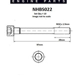 Head Bolt Set NISSAN GA16DE GA14DE NHBS022 - Nason