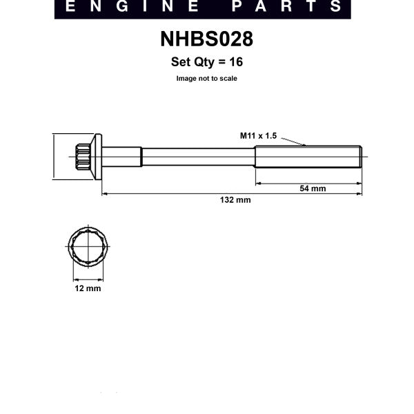 Head Bolt Set MAZDA K8 KL KF NHBS028 - NASON