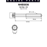 Head Bolt Set TOYOTA 1HD-T 1HZ NHBS036 - Nason