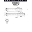 Head Bolt Set MITSUBISHI 4M40 4M40T DIESEL NHBS039 - NASON