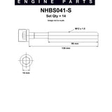 Head Bolt Set FORD EA-AU SPEC MODIFIED NHBS041-S - Nason