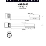 Head Bolt Set MAZDA SL NHBS053 - Nason - Head Bolts & Studs - Nason