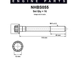 Head Bolt Set TOYOTA 1MZ-FE 3MZ-FE NHBS055 - Nason